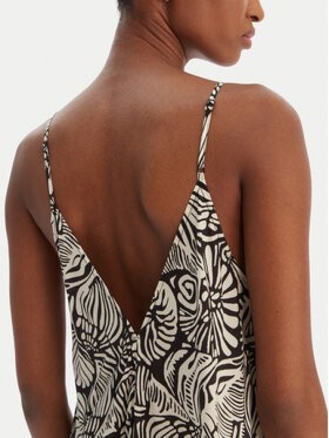 Seafolly Sukienka letnia C Shells 55763-DR Czarny Regular Fit