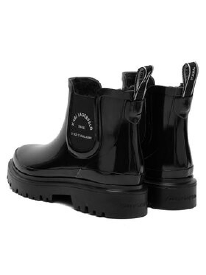 KARL LAGERFELD Kalosze KL47140 Czarny
