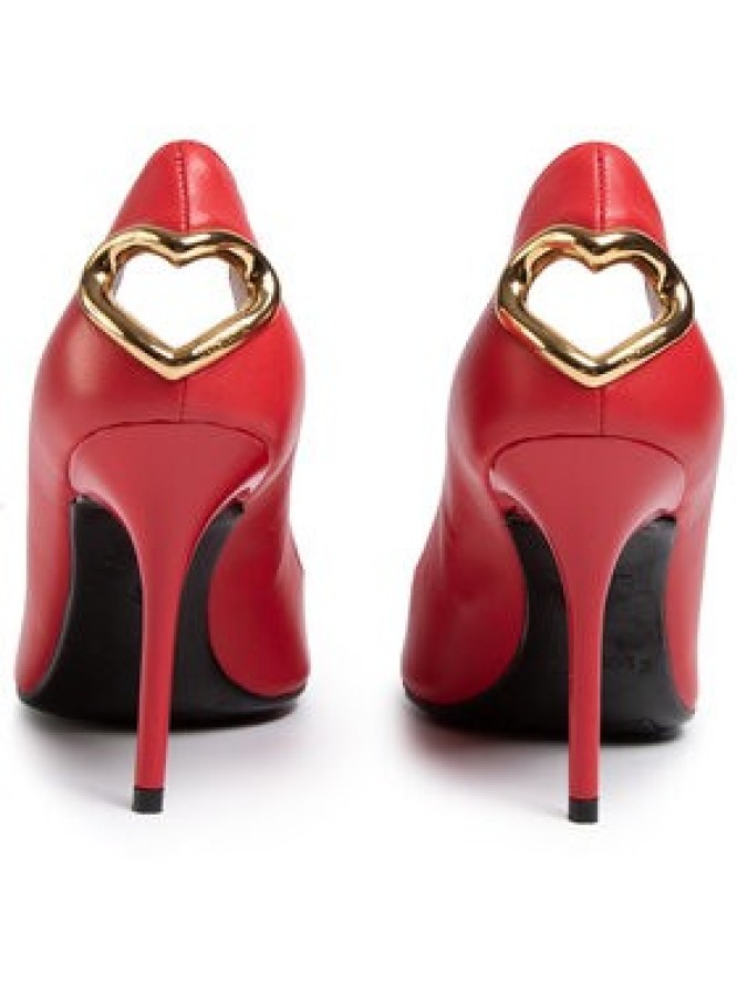 LOVE MOSCHINO Szpilki JA10199G1AIA0500 Czerwony