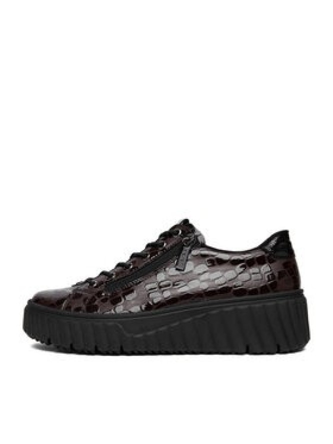 Rieker Sneakersy CEO-N2555-25 Brązowy ciemny