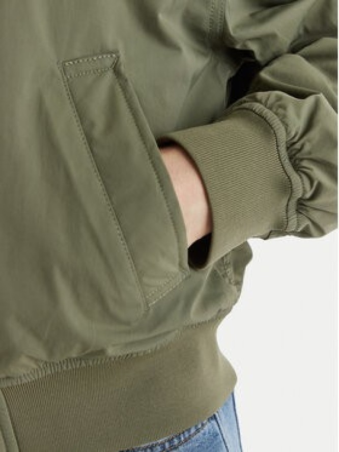 Calvin Klein Jeans Kurtka bomber Essential LV047F505G Zielony Regular Fit