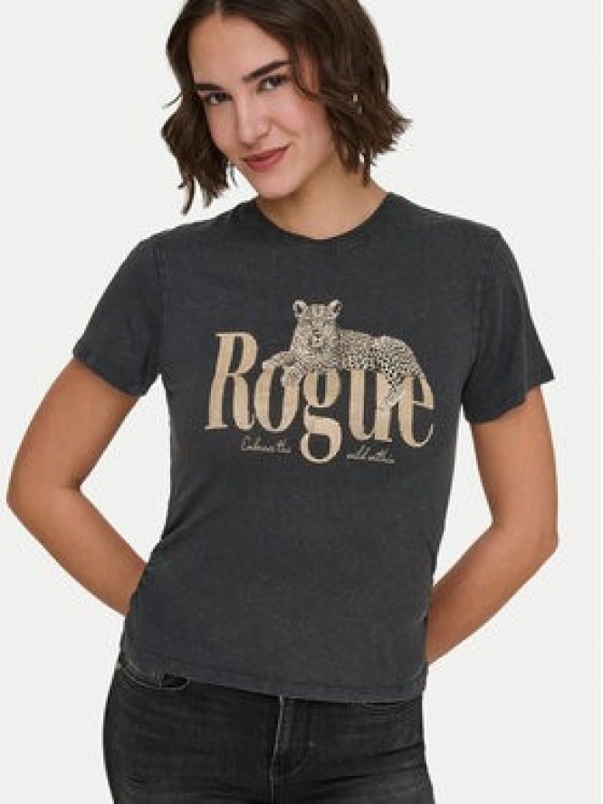 ONLY T-Shirt Lucy 15346760 Czarny Regular Fit