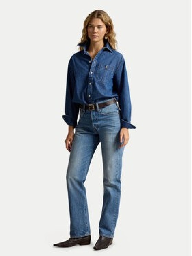 Polo Ralph Lauren Koszula jeansowa 211B17146001 Niebieski Regular Fit
