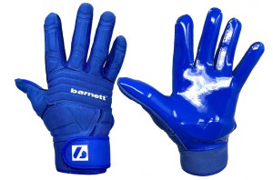 Rękawice do futbolu amerykańskiego FLG-03 Niebieskie, OL, DL