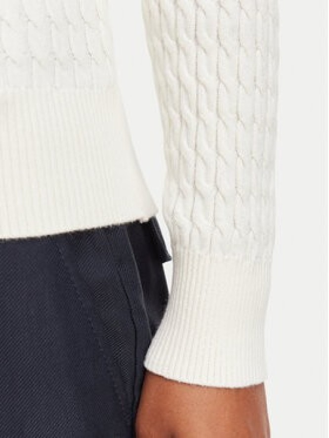 Tommy Hilfiger Sweter WW0WW44987 Kremowy Regular Fit