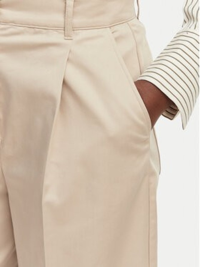 Marella Spodnie palazzo Aceri 2615131071 Beżowy Wide Leg