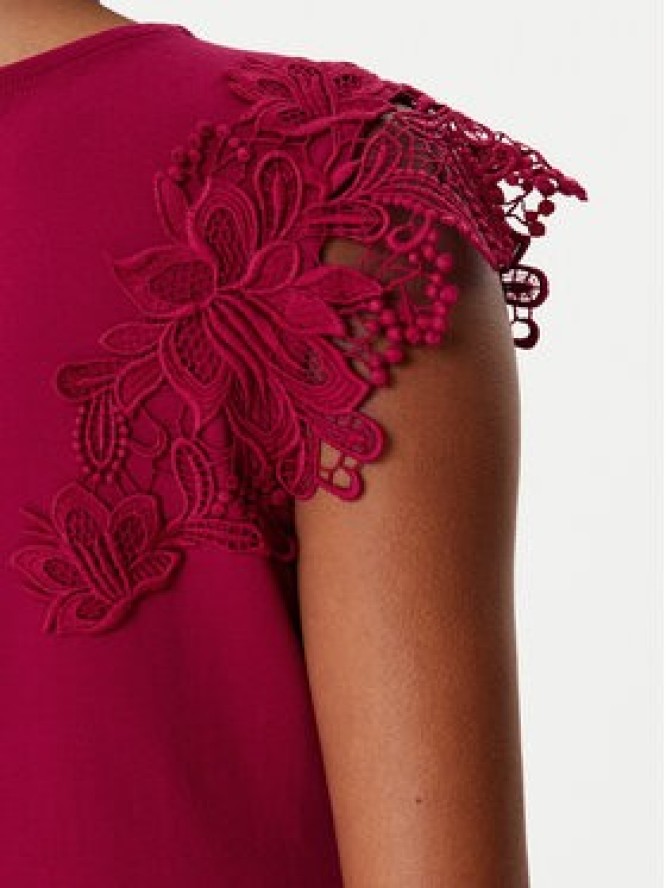 Morgan Bluzka 252-DFLOWER Czerwony Regular Fit