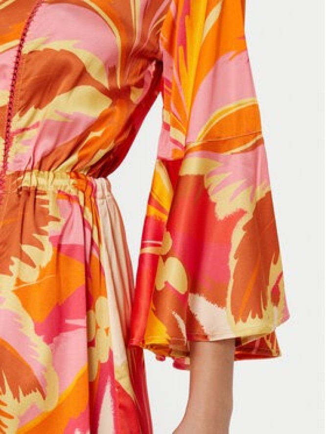 Maaji Sukienka letnia Jungle Palm PT2472CPO007 Pomarańczowy Regular Fit