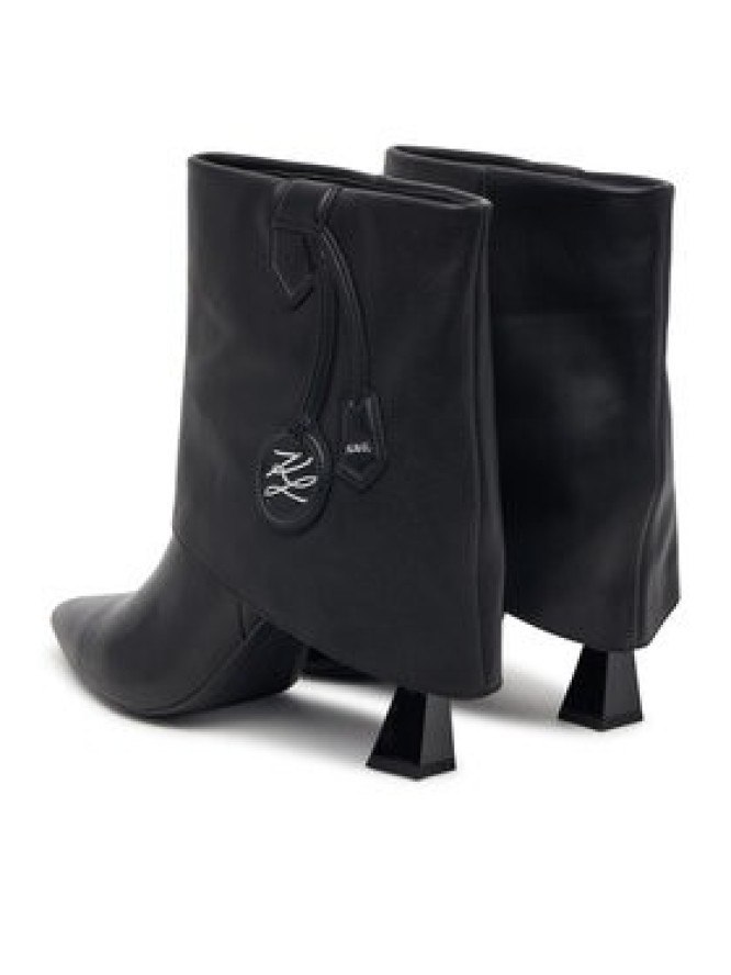 KARL LAGERFELD Botki Debutante KL32045A Czarny