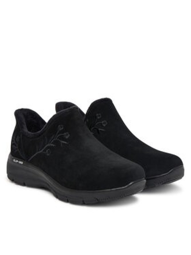Skechers Półbuty Easy Going - Floral Moment 169157 Czarny
