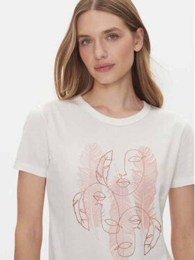 JDY T-Shirt Michigan 15311702 Biały Regular Fit