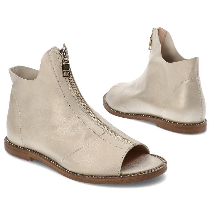 Złote Sandały Lamanti Stylowe Buty Na Lato