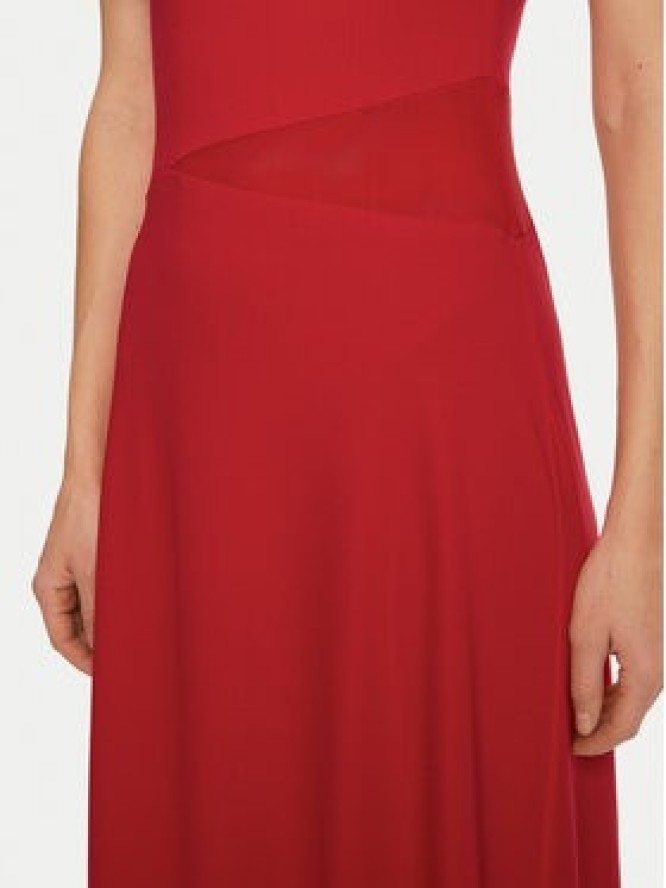 Imperial Sukienka codzienna AFBIIHL Czerwony Regular Fit