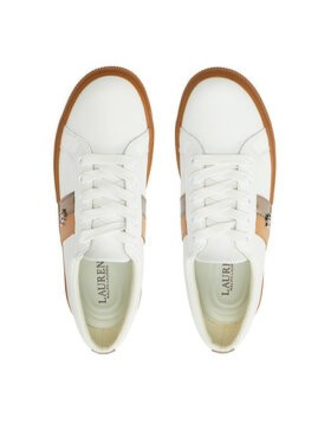 Lauren Ralph Lauren Sneakersy 802942784001 Biały