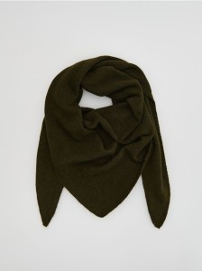 Gładki szalik - zielony