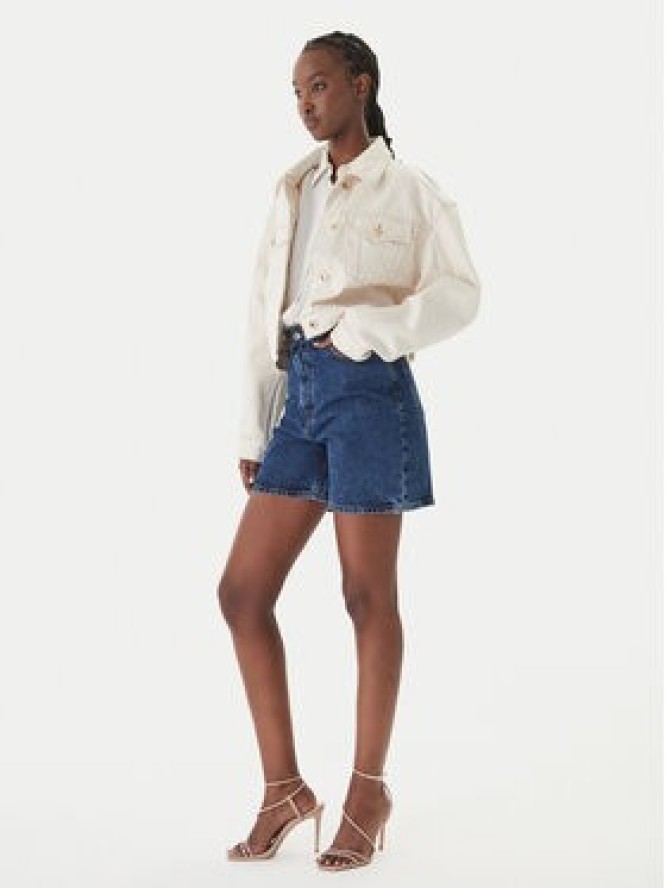 HUGO Szorty jeansowe Gelita_2 50559976 Granatowy Regular Fit