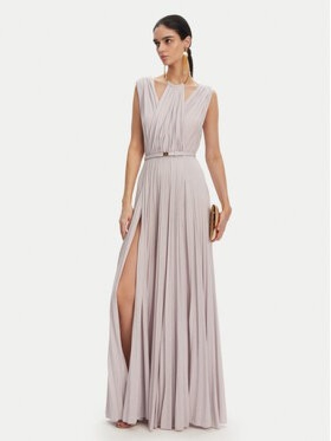 Elisabetta Franchi Sukienka wieczorowa AB-R21-52E2 Fioletowy Regular Fit