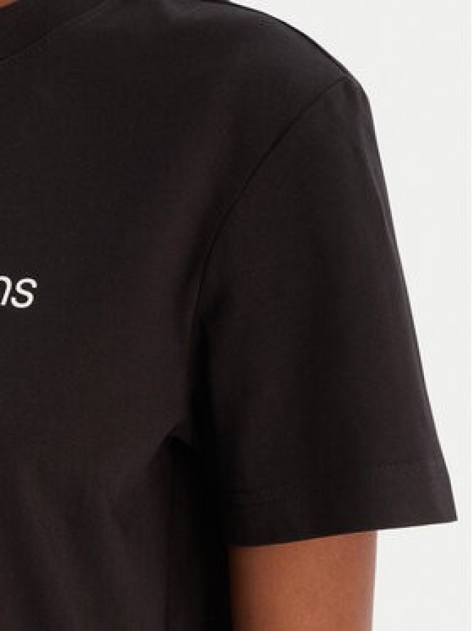 Calvin Klein Jeans T-Shirt A- Inst. Logo Classic LV047C912G Czarny Regular Fit