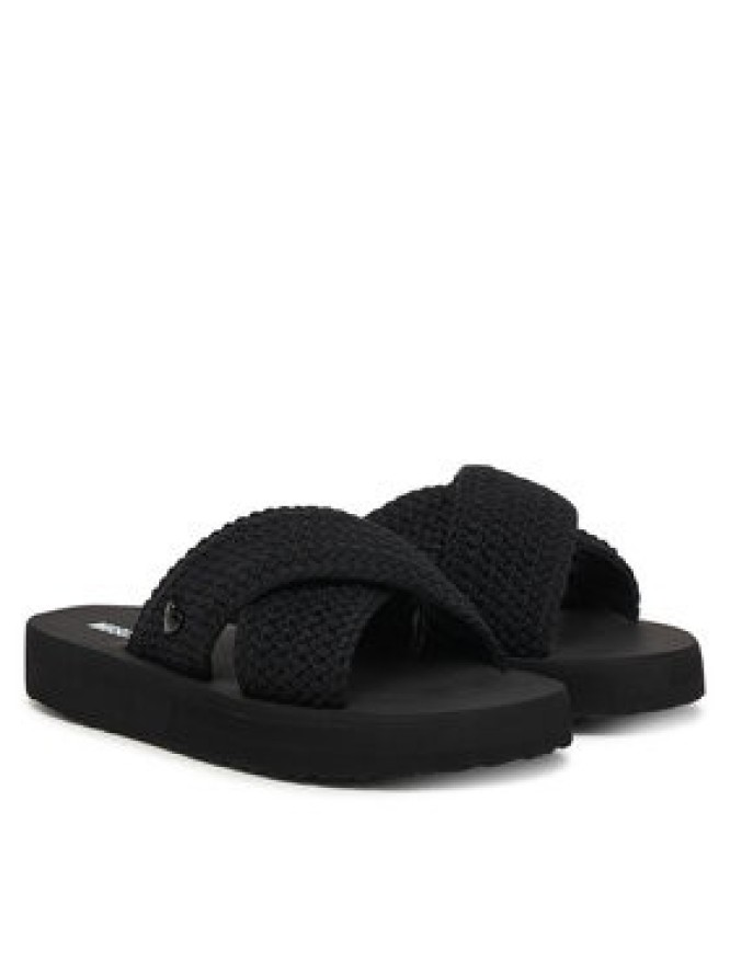 LOVE MOSCHINO Klapki JA28324G0OJQC000 Czarny