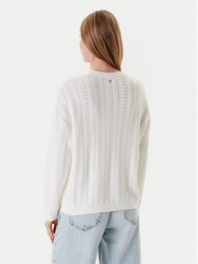 Guess Sweter W5YR56 Z2ZK2 Biały Regular Fit