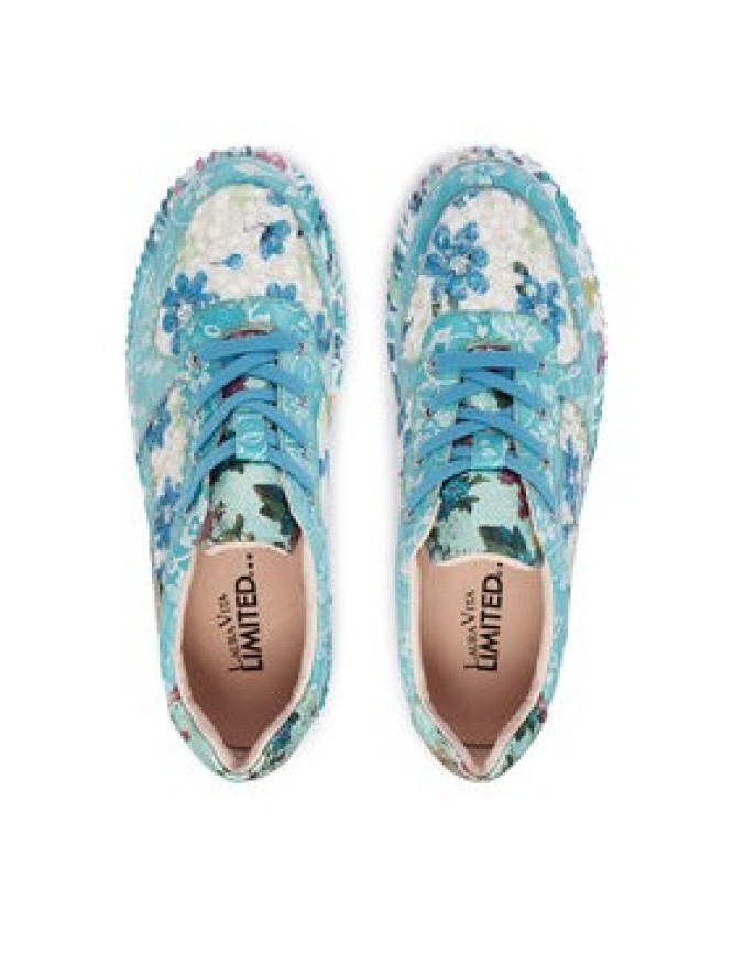 Laura Vita Sneakersy Soleno 03 Niebieski