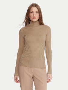 Liu Jo Sweter MF5389 MS46J Beżowy Slim Fit