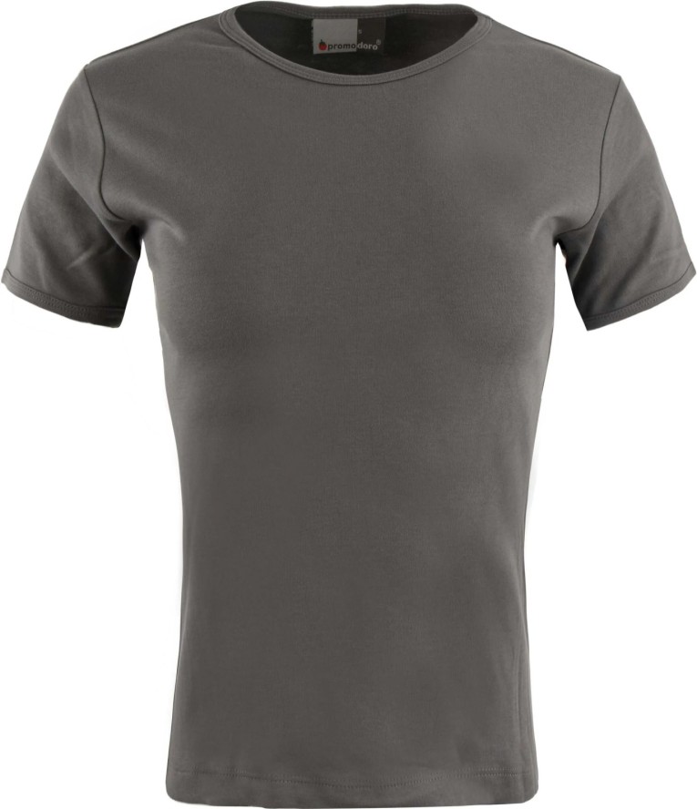 T-shirt damski Promodoro Interlock Jasnoszary