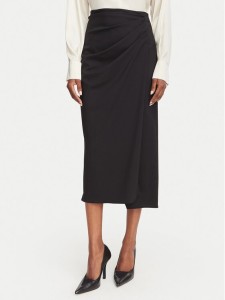 Marella Spódnica ołówkowa Zampa 2623106061 Czarny Slim Fit