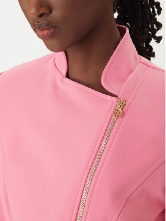 Rinascimento Marynarka CFC0127901003 Różowy Slim Fit