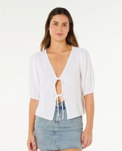 Rip Curl Vibe Surf TIE Front TOP - White