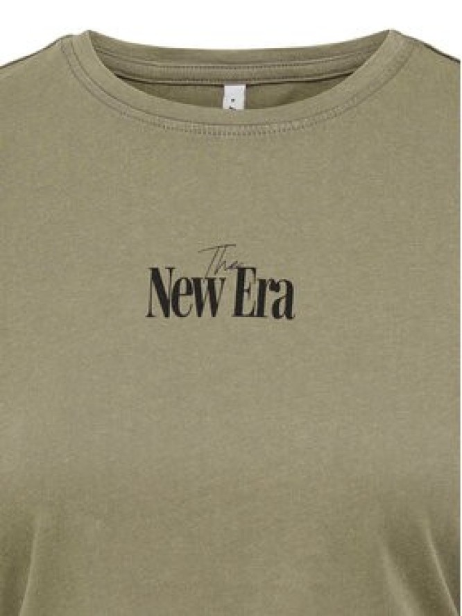 ONLY T-Shirt Lucy 15346760 Brązowy Regular Fit