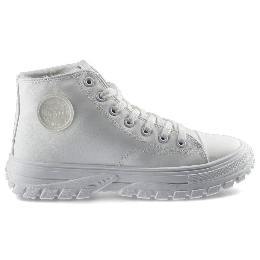 Białe Sneakersy Big Star Damskie Stylowe Buty