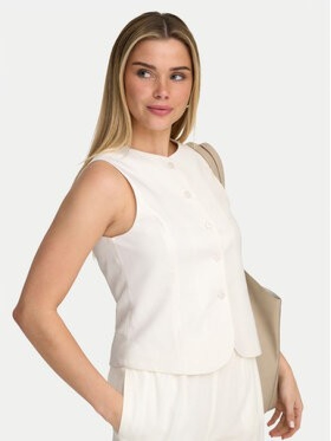 ONLY Kamizelka garniturowa Goa 15363724 Biały Regular Fit
