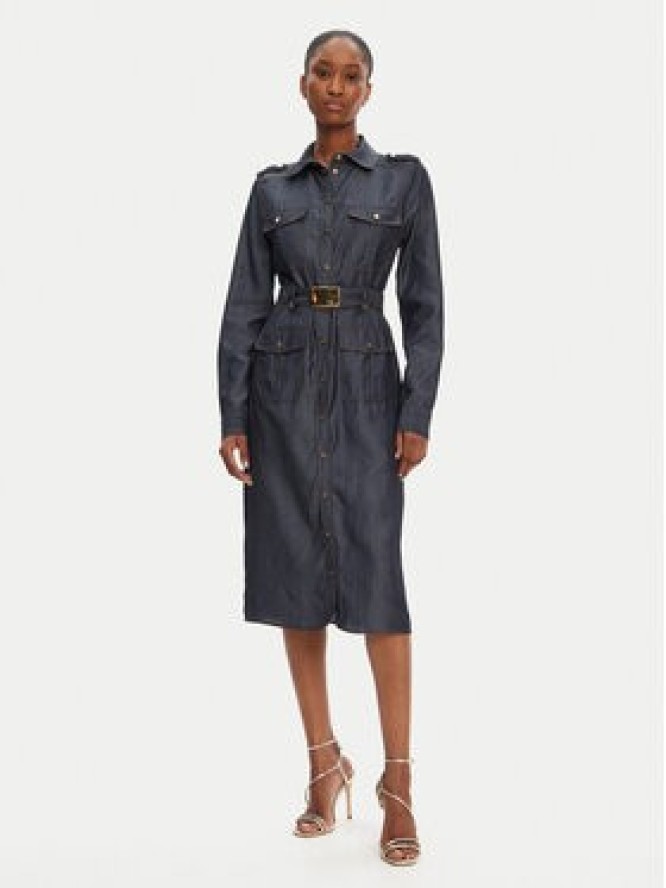 Marciano Guess Sukienka codzienna 5GGK05 7295A Granatowy Regular Fit