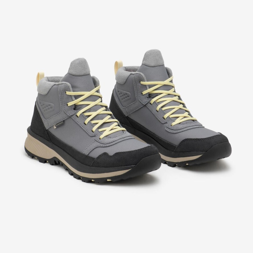 Buty turystyczne damskie Quechua NH500 wodoodporne skóra