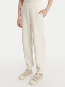 Guess Spodnie dresowe V6RB15 K9V31 Écru Regular Fit