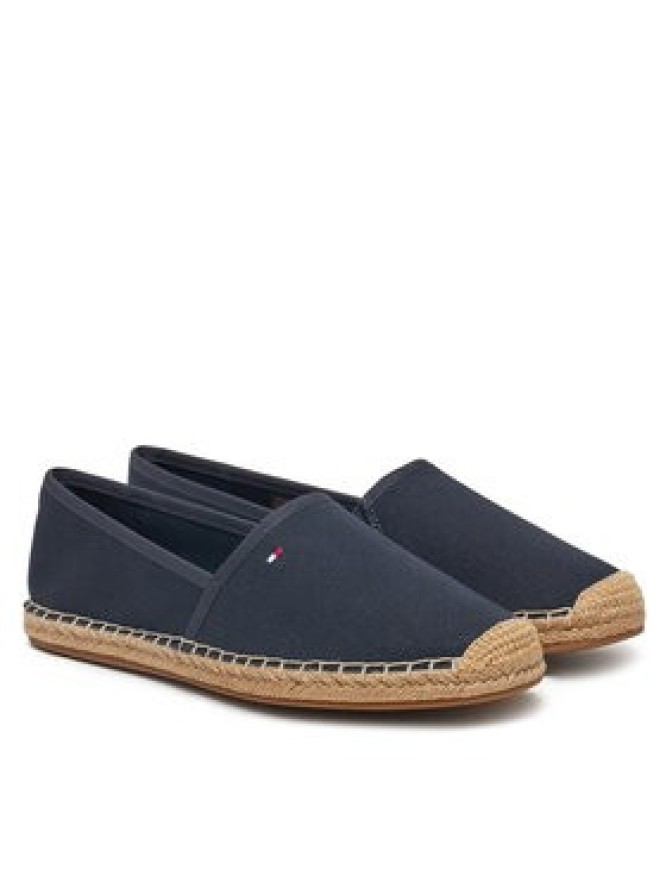 Tommy Hilfiger Espadryle Flag Canvas Espadrille FW0FW08541 Granatowy