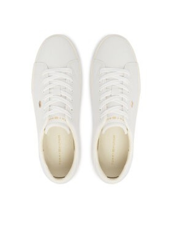Tommy Hilfiger Tenisówki Th Low Profile Vulc Canvas FW0FW09102 Biały