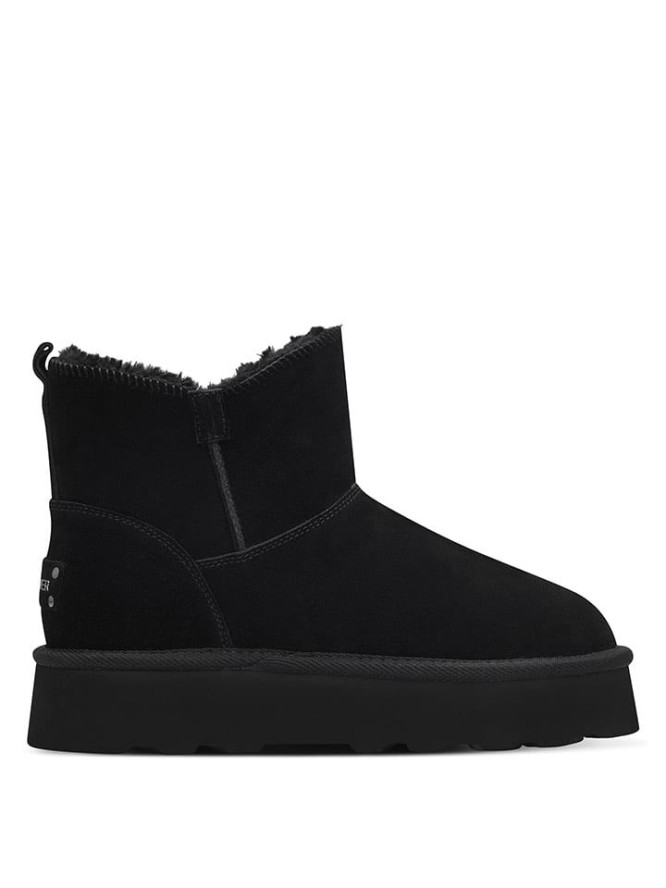 s.Oliver Skórzane botki w kolorze czarnym rozmiar: 39