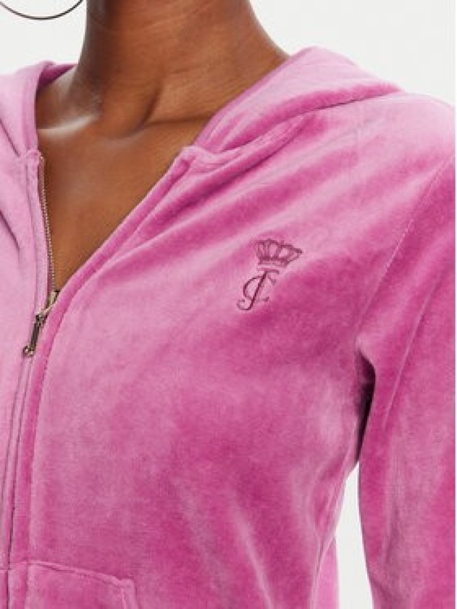 Juicy Couture Bluza Robyn JCSEBJ007G Różowy Slim Fit