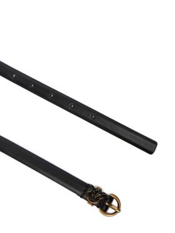 PINKO Pasek Damski Tamboril H1,4 Belt 20252 PLT01 105482.A2QP Czarny