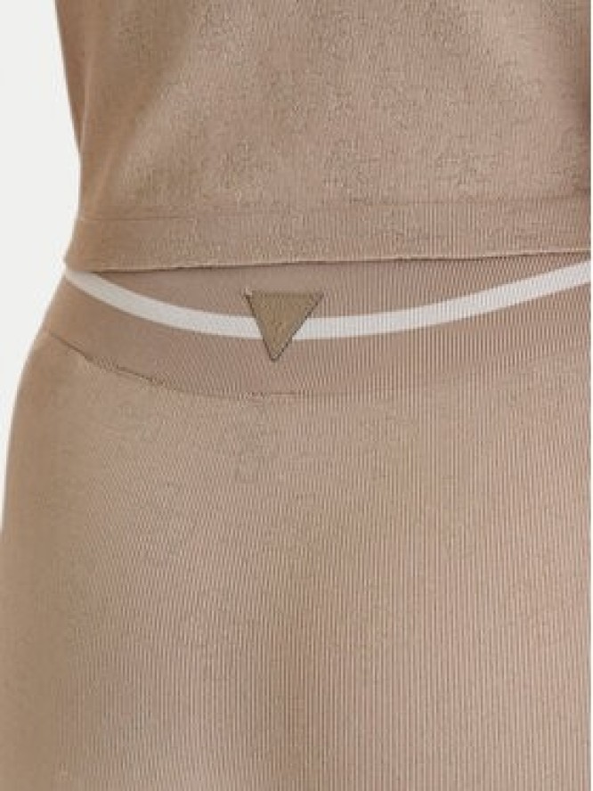 Guess Legginsy V6RB05 Z4692 Beżowy Slim Fit