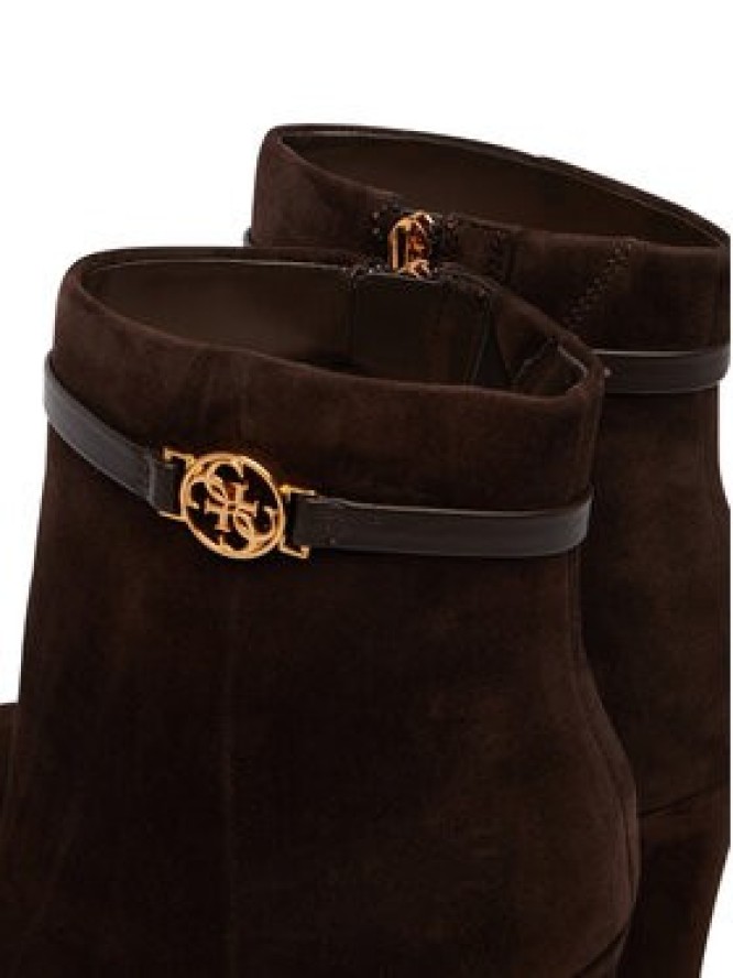 Guess Botki FLFOTI SUE10 Brązowy