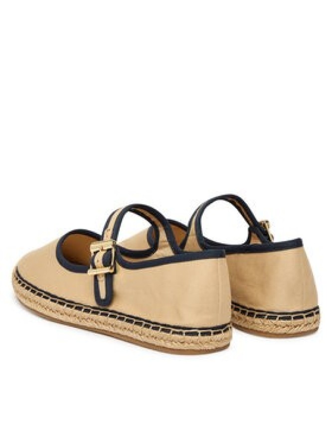 Tommy Hilfiger Espadryle Buckle Maryjane Espadrille FW0FW09239 Brązowy