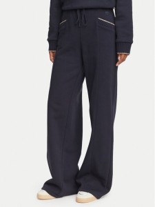 Guess Spodnie dresowe W6YB31 K5319 Granatowy Wide Leg