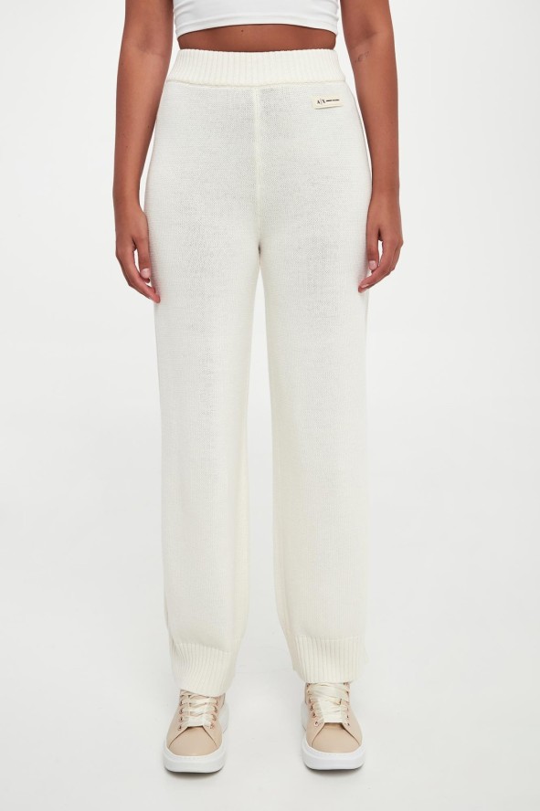 Spodnie damskie wełniane ARMANI EXCHANGE