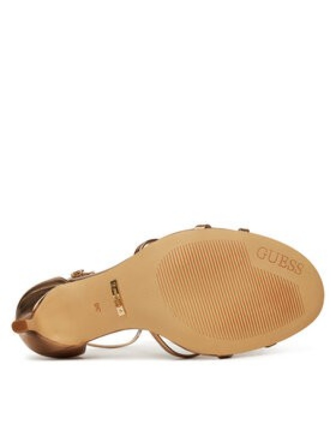 Guess Sandały FLJSPR LEL03 Złoty