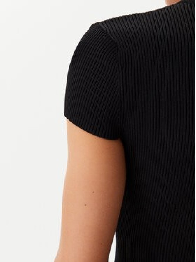 Guess Sukienka dzianinowa W5GK46 Z3L10 Czarny Slim Fit