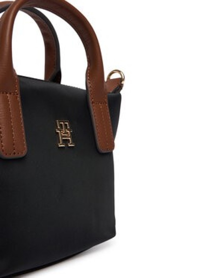 Tommy Hilfiger Torebka Popette Micro Tote AW0AW18368 Czarny