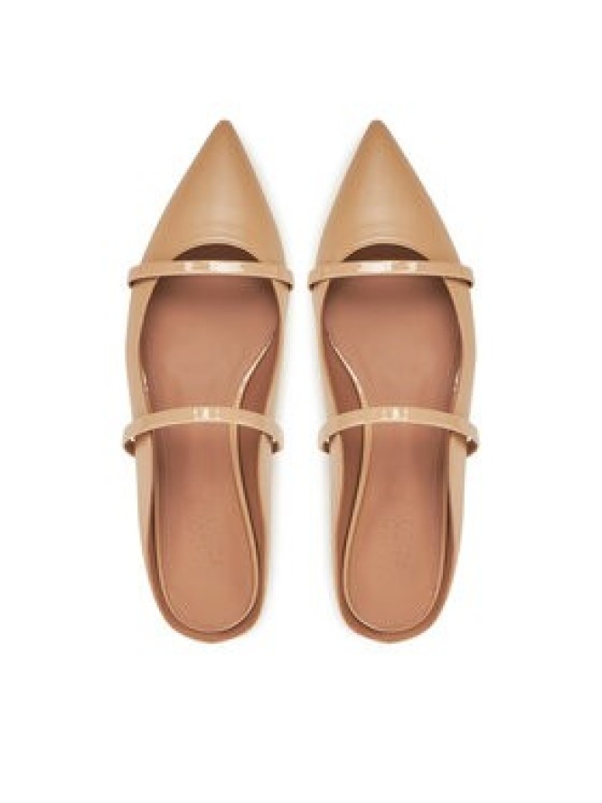 MALONE SOULIERS Klapki Maureen Flat 327 Beżowy